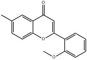 2-(2-METHOXYPHENYL)-6-METHYL-4H-1-BENZOPYRAN-4-ONE Struktur