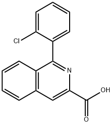 1-(2-Chlorophenyl)-3-isoquinolinecarboxylic acid