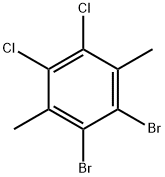 1,2-DIBROMO-4,5-DICHLORO-3,6-DIMETHYL-BENZENE Struktur