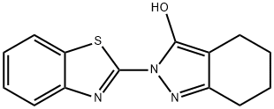 2-(2-Benzothiazolyl)-4,5,6,7-tetrahydro-2H-indazol-3-ol Struktur