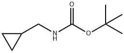 Carbamic acid, (cyclopropylmethyl)-, 1,1-dimethylethyl ester (9CI) Struktur