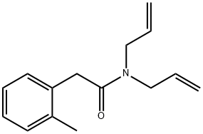 N,N-diallyl-2-(2-methylphenyl)acetamide Struktur