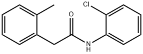 N-(2-chlorophenyl)-2-(2-methylphenyl)acetamide Struktur