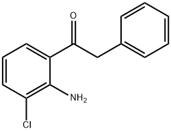 1-(2-Amino-3-chlorophenyl)-2-phenylethan-1-one Struktur