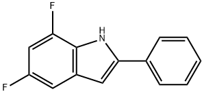 5,7-Difluoro-2-phenyl-1H-indole Struktur