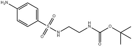 tert-Butyl (2-(4-aminophenylsulfonamido)ethyl)carbamate Struktur