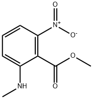 Methyl 2-(methylamino)-6-nitrobenzoate Struktur