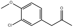 1-(3-Chloro-4-methoxyphenyl)propan-2-one Struktur