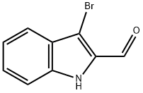 3-bromo-1H-indole-2-carbaldehyde Struktur