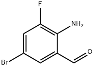 Benzaldehyde, 2-amino-5-bromo-3-fluoro- Struktur