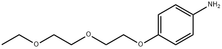 4-(2-(2-Ethoxyethoxy)ethoxy)aniline Struktur