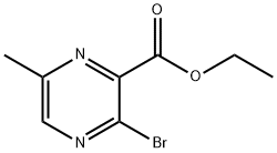 Ethyl 3-bromo-6-methylpyrazine-2-carboxylate Struktur