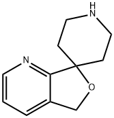 5H-spiro[furo[3,4-b]pyridine-7,4'-piperidine] Struktur