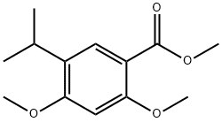 methyl 5-isopropyl-2,4-dimethoxybenzoate Struktur