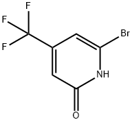 6-Bromo-4-(trifluoromethyl)pyridin-2(1H)-one Struktur