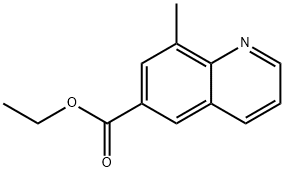 ethyl 8-methylquinoline-6-carboxylate Struktur