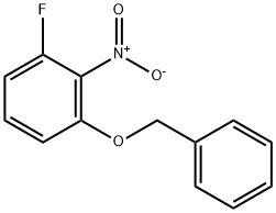 1-Benzyloxy-3-fluoro-2-nitro-benzene Struktur