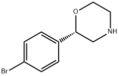 (2S)-2-(4-Bromo-phenyl)-morpholine Struktur