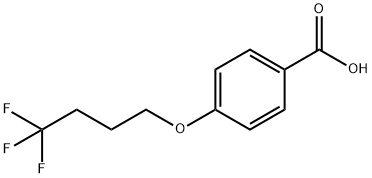 4-(4,4,4-Trifluorobutoxy)Benzoic Acid Struktur