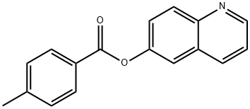 Quinolin-6-yl 4-methylbenzoate Struktur