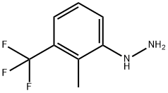 (2-Methyl-3-(trifluoromethyl)phenyl)hydrazine Struktur