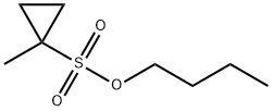 butyl 1-methylcyclopropane-1-sulfonate Struktur