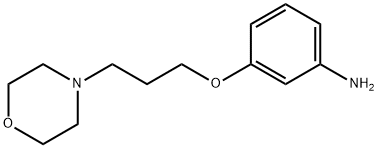 3-[3-(4-morpholinyl)propoxy]benzenamine Struktur