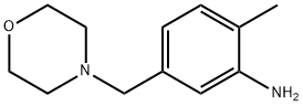 2-methyl-5-(4-morpholinylmethyl)benzenamine Struktur