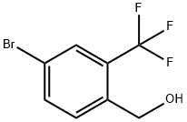 4-Bromo-2-trifluoromethylbenzyl alcohol Struktur