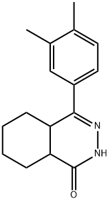 4-(3,4-dimethylphenyl)-4a,5,6,7,8,8a-hexahydro-1(2H)-phthalazinone Struktur