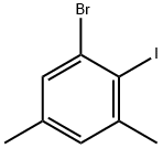 1-Bromo-2-iodo-3,5-dimethylbenzene Struktur