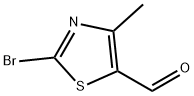 2-bromo-4-methylthiazole-5-carbaldehyde Struktur