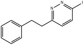 3-Iodo-6-phenethylpyridazine Struktur