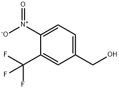 (4-Nitro-3-trifluoromethyl-phenyl)-methanol Struktur