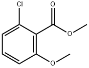 2-Chloro-6-methoxy-benzoic acid methyl ester Struktur