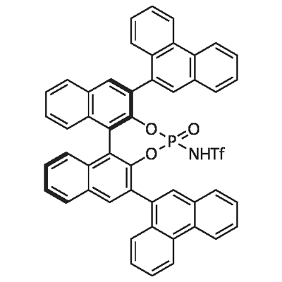 1,1,1-trifluoro-N-[(11bR)-4-oxido-2,6-di-9-phenanthrenyldinaphtho[2,1-d:1',2'-f][1,3,2]dioxaphosphepin-4-yl]-Methanesulfonamide Struktur