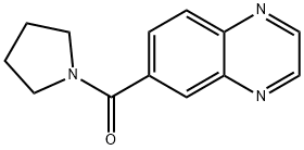 Pyrrolidin-1-yl(quinoxalin-6-yl)methanone Struktur