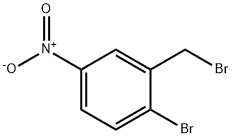 1-Bromo-2-bromomethyl-4-nitro-benzene Struktur