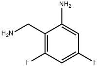 2-(Aminomethyl)-3,5-difluoroaniline Struktur