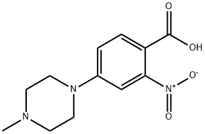 4-(4-甲基哌嗪-1-基)-2-硝基苯甲酸, 942271-67-2, 結(jié)構(gòu)式