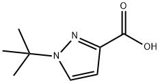 1-(tert-Butyl)-1H-pyrazole-3-carboxylic acid Struktur