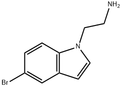 2-(5-bromo-1H-indol-1-yl)ethanamine Struktur