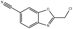 2-Chloromethyl-benzooxazole-6-carbonitrile Struktur