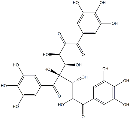 1,4,6-Trigalloylglucose Struktur