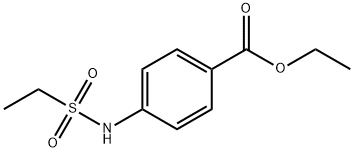 ethyl 4-[(ethylsulfonyl)amino]benzoate Struktur