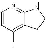 4-iodo-2,3-dihydro-1H-pyrrolo[2,3-b]pyridine Struktur