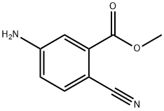 5-氨基-2-氰基苯甲酸甲酯, 947494-53-3, 結(jié)構(gòu)式