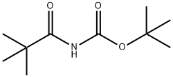 tert-Butyl pivaloylcarbamate Struktur