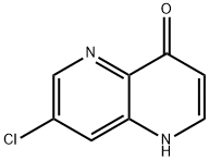 7-chloro-1,5-Naphthyridin-4(1H)-one Struktur