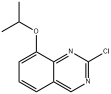 2-氯-8-(1-甲基乙氧基)-喹唑啉 結(jié)構(gòu)式